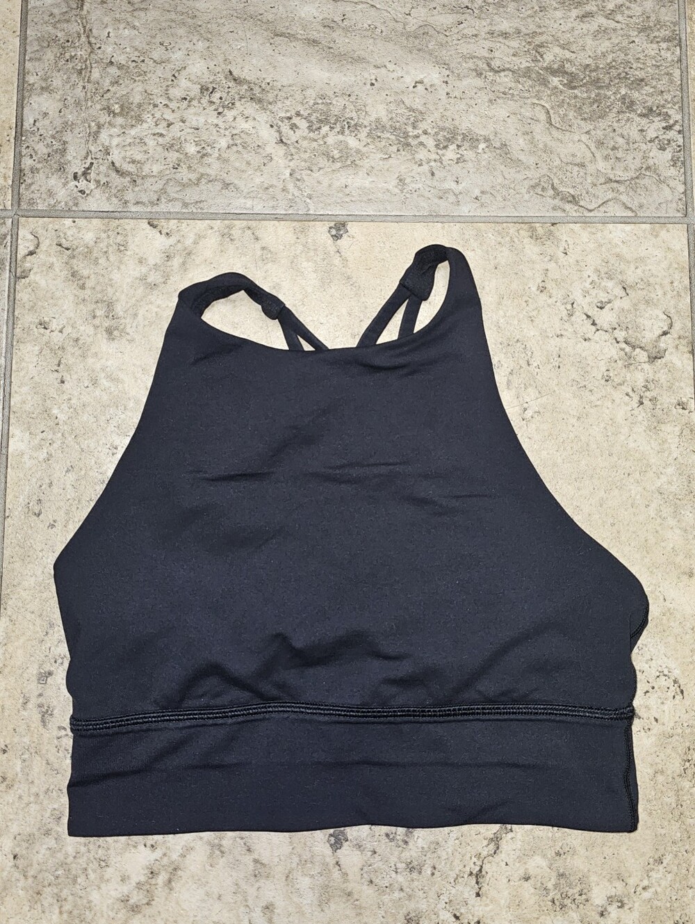 Lululemon Energy Bra High Neck Long Line Size 6